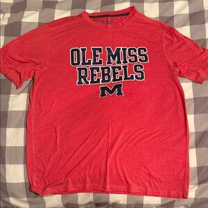 Champion Red Ole Miss Rebels Short Sleeve Tee